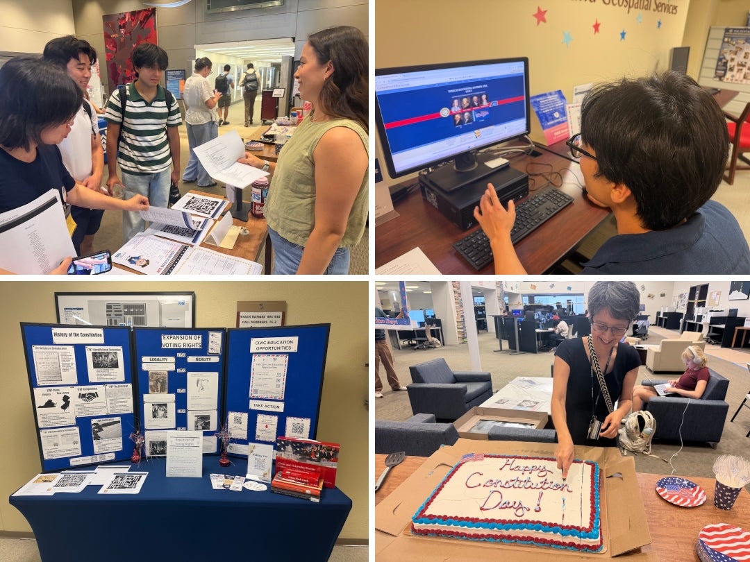 Rice University’s Fondren Library marked Constitution Day Sept. 17 with an afternoon of activities highlighting the U.S. Constitution, citizenship and civic engagement.