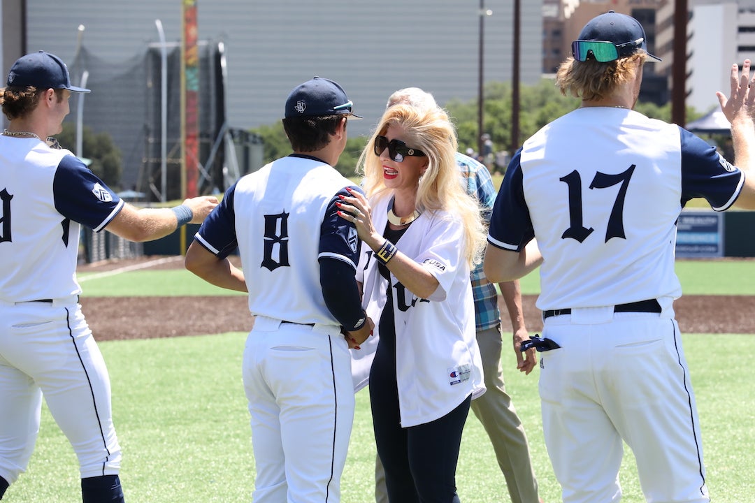 The Rice baseball team celebrated Los Búhos game day April 16 with a pregame ceremony before the Owls’ matchup with Charlotte University.