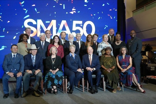 South Main Alliance leaders, community partners and longtime supporters gather at NRG Stadium Oct. 20 to celebrate the organization’s 50th anniversary and five decades of collaboration that helped shape Houston’s South Main Corridor.