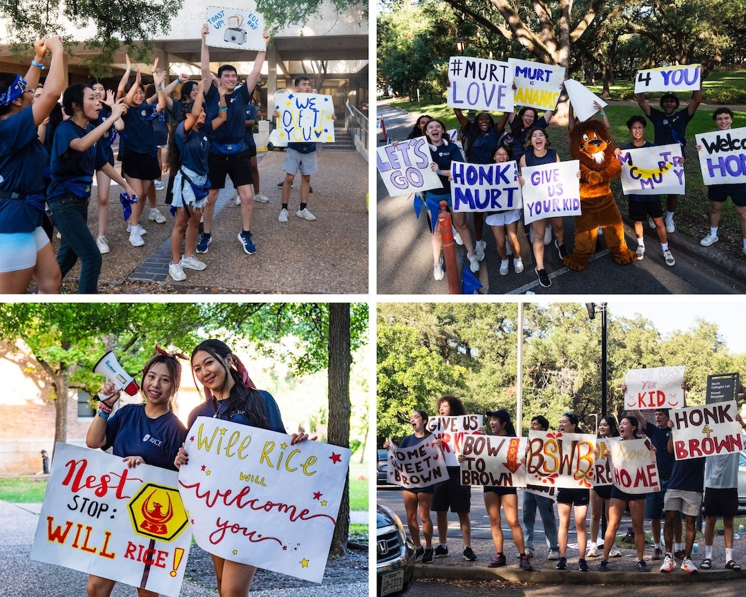 collage of move-in day
