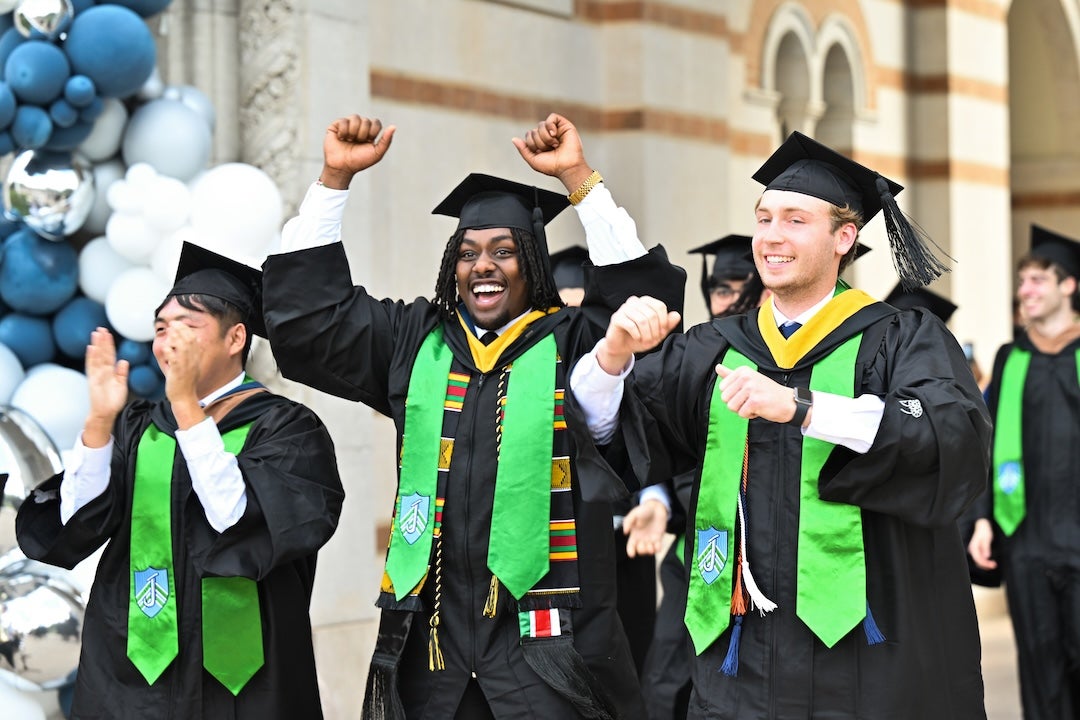 graduates celebrating