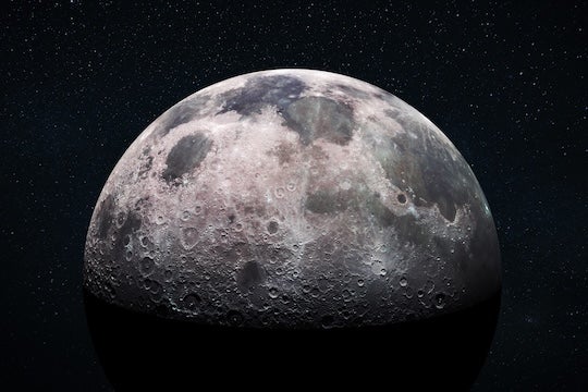 stock image of the moon