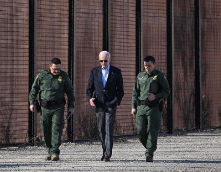 Joe Biden at the border. Getty Images