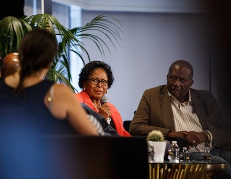 Ruth Simmons appears at The Texas Tribune Festival as part of the panel "Race and Higher Ed"