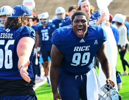 The Rice Owls are now bowl-eligible after a 24-21 win over Florida Atlantic at Rice Stadium on Nov. 25.