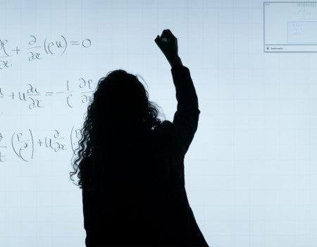 Math on a whiteboard