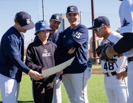 The Rice baseball team held its annual Fan Fest Jan. 28, inviting Owls supporters to meet the squad before the season begins.