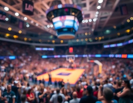 Basketball arena