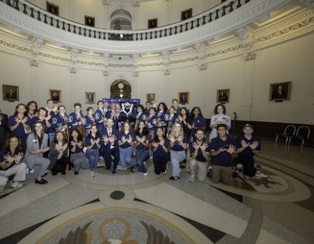 Rice Day at the Capitol photo in the rotunda