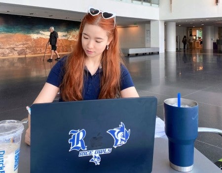 Rice Online student Leah Li 