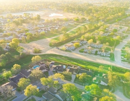 esidential neighborhood North Houston, Texas along Antoine Dr, Arncliffe Dr 