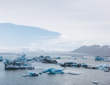 Stock photo of ice and water