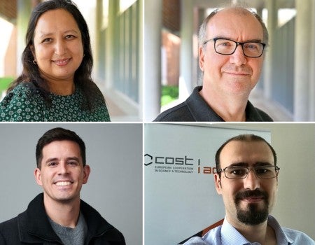 Collage of researchers