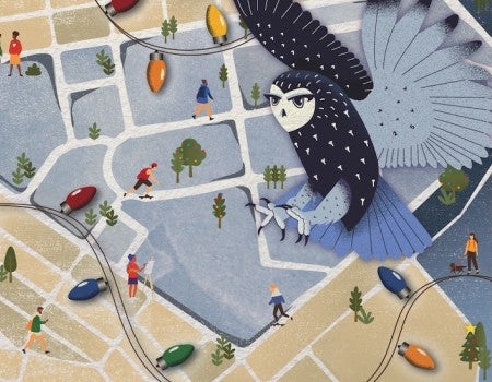 Rice University junior Jolina Zhao has added her creative touch to a cherished campus tradition: designing President Reginald DesRoches’ official 2025 holiday card. 