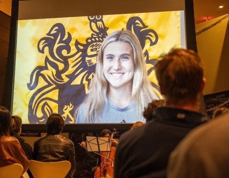 Rice University gathered Jan. 11 at Wiess College to honor the life of sophomore Claire Tracy, whose unexpected death last month has deeply affected the campus community.