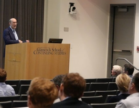 Kenneth Rogoff during the Arnold Lecture series 