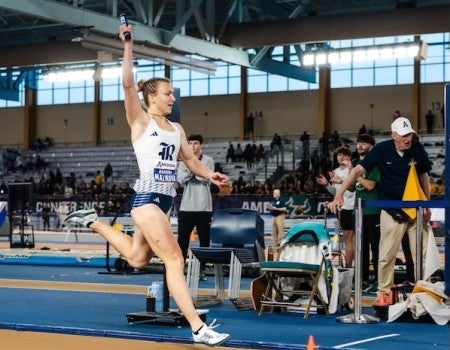 The Rice women's track and field team shattered records and made several podium visits to close the American Indoor Championships in Birmingham, Ala.