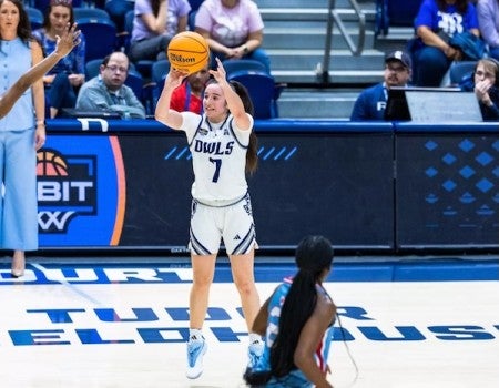 Rice women's basketball WBIT game against LA Tech 2026