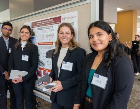 Virginia Tech’s open-source surgical stapler design won second place and the Public Invention Open Source Award (Credit: Jared Jones/Rice University).