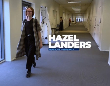 Hazel Landers, graduating senior