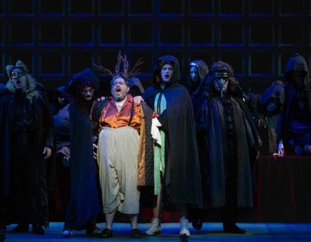 Cast of Shepherd School of Music's spring 2006 production of Falstaff