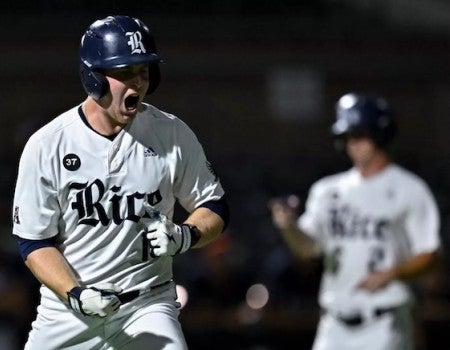 Paul Smith's bases-loaded, two-out walk in the bottom of the 10th gave Rice a 3-2 win over UTSA in the series opener between the schools at Reckling Park April 2.
