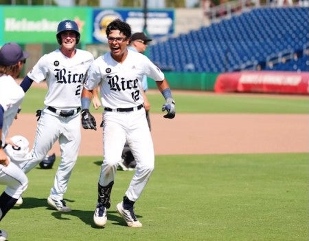 Rice baseball against Wichita State in 2026 American Conference Tournament 