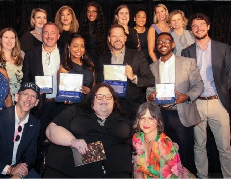 Group shot of the public affairs team