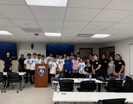The Rice University Police Department wrapped up another successful Law Enforcement Youth Academy July 27–31, welcoming 20 local students to campus for a week of hands-on learning and positive engagement with law enforcement.