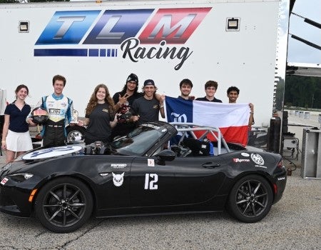 Rice Motorsports, a newly established Rice University club sport, made its competitive debut at the inaugural Collegiate Racing Series race at Michelin Raceway Road Atlanta, turning a frantic preparation period into a podium finish.