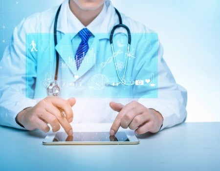 stock image AI in health