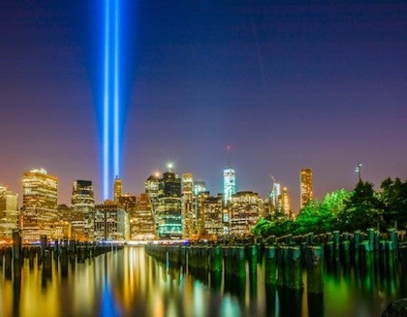 9/11 memorial twin towers