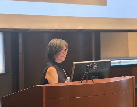 Anne Chao '05 speaks at the Friends of Fondren Library’s “The Books That Shaped My World” series on Sept. 18, 2026