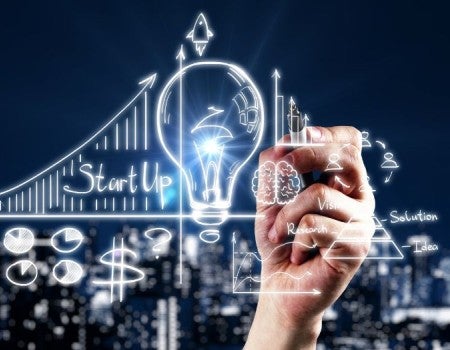 Startup funding illustration
