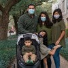 Lovett College sophomore Thomas Avalos and family