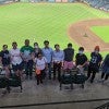 Rice graduate students attend a Houston Astros game at Minute Maid Park, Aug. 26, 2021.