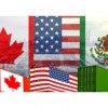 Canada, US and Mexican flags transposed 