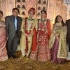 Wedding photo with relatives