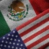 US and Mexican Flag