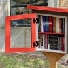This Little Free Library is in the hammock grove outside Fondren.