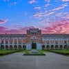 Lovett Hall at sunset