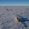 A scientific expedition from New Zealand traversing the Ross Ice Shelf in late 2017