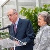 Raymond Brochstein and wife, Susan Brochstein, at opening of Brochstein Pavilion