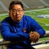 Peter Chung, a 21-year-old Rice graduate, was hired in February as the youngest director of player personnel in college football at Houston Christian University. 
