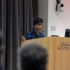 Imani Perry led two consecutive nights of engaging and wide-ranging discussions Nov. 15-16 at Rice University as the latest speaker in the School of Humanities’ Campbell Lecture Series.