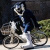 Sammy takes a bike ride