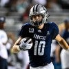 Rice wide receiver Luke McCaffrey was selected by the Washington Commanders with the 37th pick in the third round of the 2024 NFL Draft April 26.