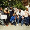 Lester Roy, Blindside, Chamillionaire, Archie Lee, Paul Wall, Michael "5000" Watts, Lil Ron, and Le Marcus. Image courtesy of Woodson Research Center, Fondren Library, Rice University.