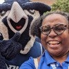 Tamara Siler with Sammy The Owl