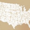 Map of US patents